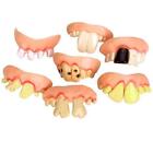 Gnarly Grin Gag Teeth for Halloween Party Pranks. Dress Up Fun