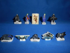 BATMAN JOKER Dark Knight SET 10 Figures French Porcelain FEVES DC Mini Figurines - Picture 1 of 12