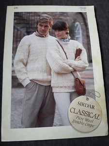 knitting pattern, double knitting, sweaters, Sirdar - Picture 1 of 2