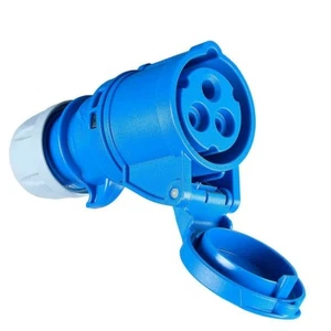 16Amp PCE Socket Ceeform Female 16 A IP44 230v 240v Blue Coupler Site Equipment - Picture 1 of 9