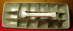 Magic Touch~Vintage Aluminum Ice Tray With Lever Handle - Picture 1 of 16