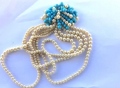 COPPOLA E TOPPO NECKLACE COLLANA VINTAGE ANNI '60 ORIGINALE  - Immagine 1 di 4