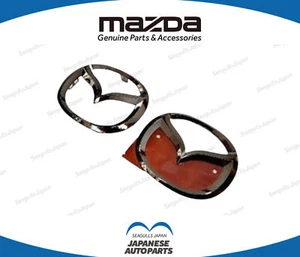 MAZDA Original OEM RX-8 SE3P 2004-2008 Front & Rear Emblem Badge Set Chrome P... - Bild 1 von 1