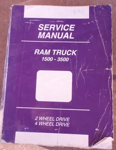 dodge RAM Truck manual 1500---3500 2WD & 4WD big book - Picture 1 of 6