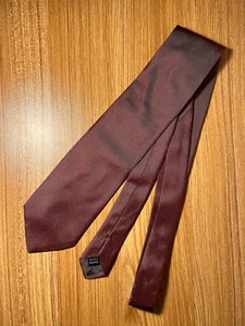 Vintage Today's Man Silk Tie - Solid Satin - Picture 1 of 2