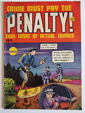 Crime Must Pay The Penalty #24 February 1952 Ace Crime Comic Pre-code Sekowsky