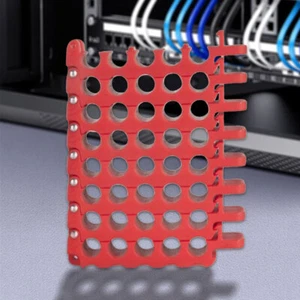 Cat 5/6 Network Cable Comb Machine Wire Harness Arrangement Tidy Tools(Red 7) - Afbeelding 1 van 8