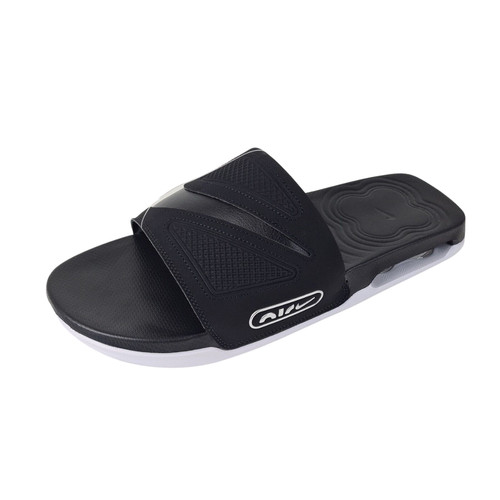 Nike Air Max Cirro Slides Nero Metallizzato Argento Moda DC1460 004 Uomo Taglia 8