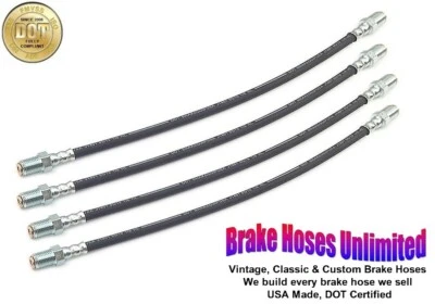 BRAKE HOSE SET Jordan, Model JE, Air Line Eight - 1928 1929 - Image 1 of 2