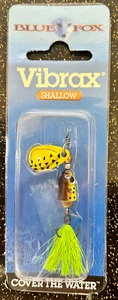 Blue Fox - Vibrax - Shallow - 7/64oz - Blade Size 0 - Choose Color - Picture 1 of 2
