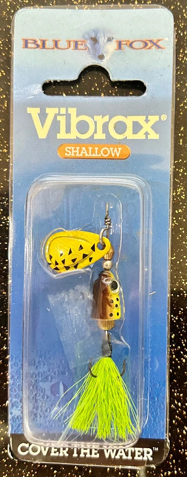 Zorro Azul - Vibrax - Poco Profundo - 7/64oz - Hoja Tamaño 0 - Elige Color Foto 1 de 1