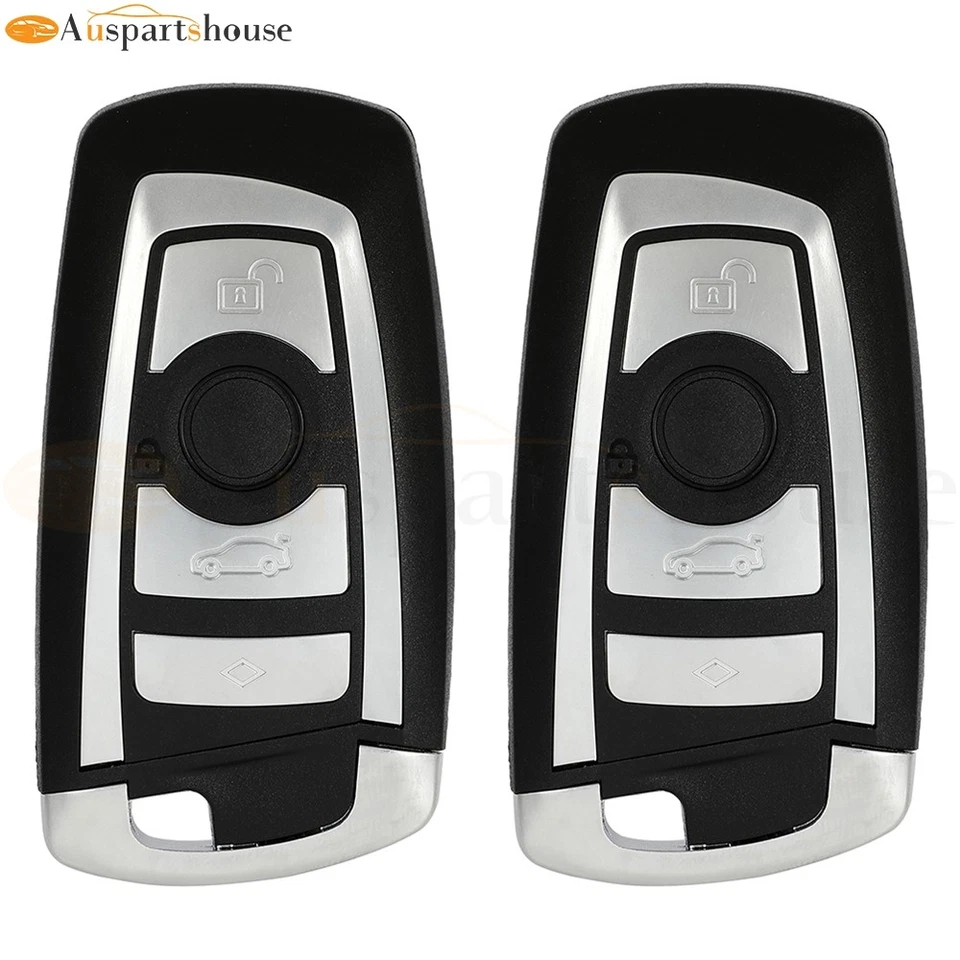 2x Remote 4 Btns Entry Car Key Shell Case For BMW 428i 528i 750i xDrive 10-2018 - Image 1 of 4