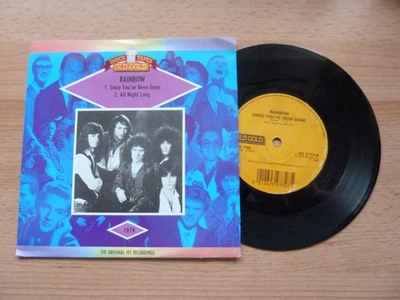 RAINBOW - SINCE YOU'VE BEEN GONE / ALL NIGHT LONG - OLD GOLD 7" P/S SINGLE -1988 - Image 1 of 4
