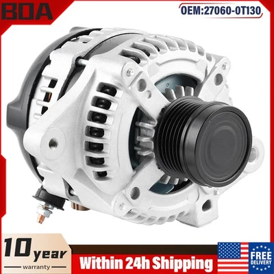 New Alternator for 2011 2012 2013 Toyota Corolla Matrix 1.8L 27060-0T130 11577 — Foto 1 de 4