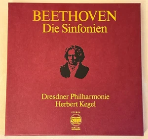 BEETHOVEN 9 Symphonies HERBERT KEGEL 1986 ED1 ETERNA DIGITAL 7LP UNPLAYED MINT - Picture 1 of 3