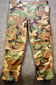 Rothco BDU Camo Pants Mens XL Woodland Camouflage Ripstop Military Tactical - Picture 1 of 12