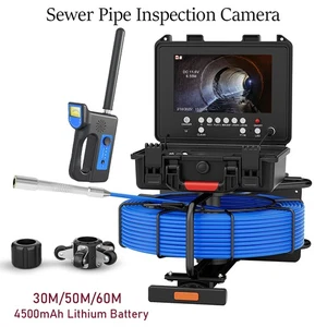 Cámara de inspección de tubería de drenaje de video HD localizador de 512 HZ de 9" - Imagen 1 de 29