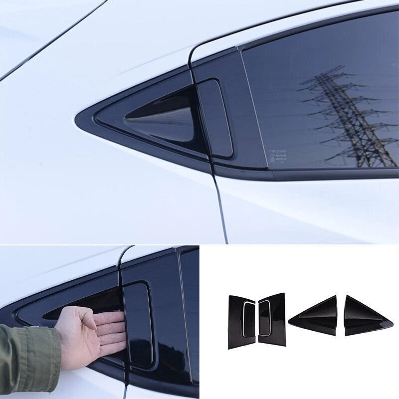 Black ABS Rear Door Bowl Handle Cover Trim Fit For Honda HR-V HRV 2016-2019 2020 - Imagem 1 de 4