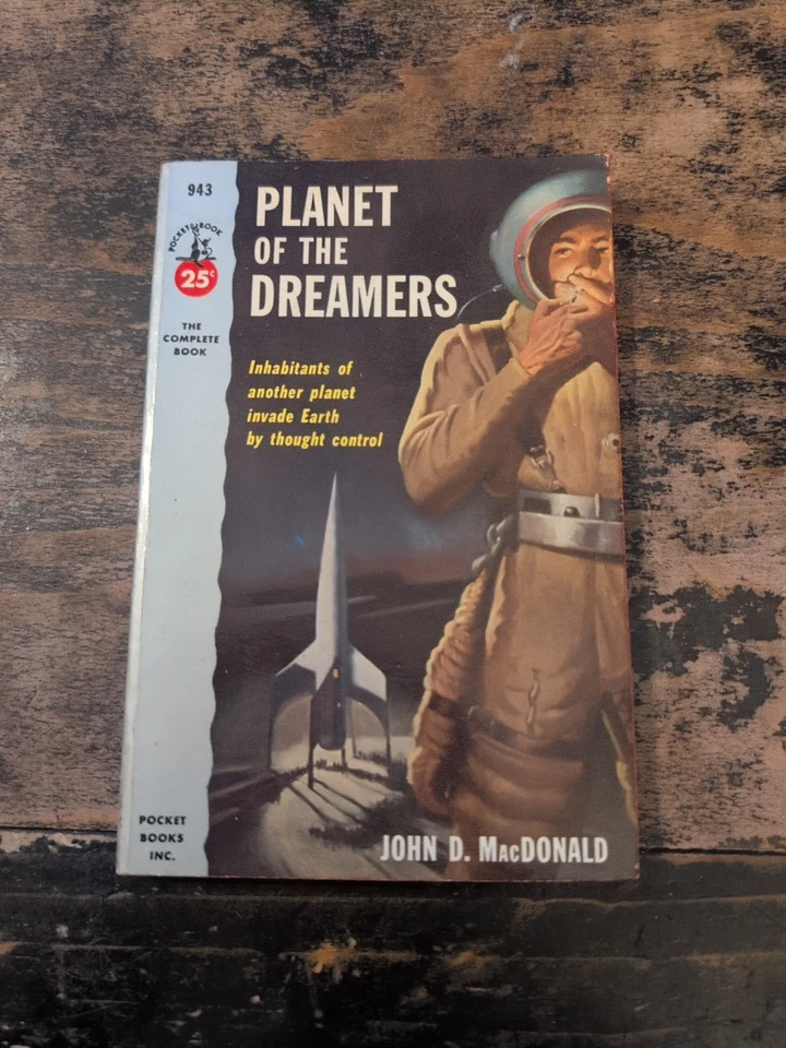 Vintage Planet Of The Dreamers (John D MacDonald, 1953, Pocket Books) Foto 1 de 4