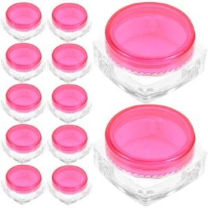 24 Pcs Square Bottom Cream Box Makeup Travel Containers Small Jars Miss - Picture 1 of 12