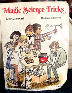 Magic Science Tricks Paperback Book 1977 Scholastic Dinah Moche Homeschool - Picture 1 of 12