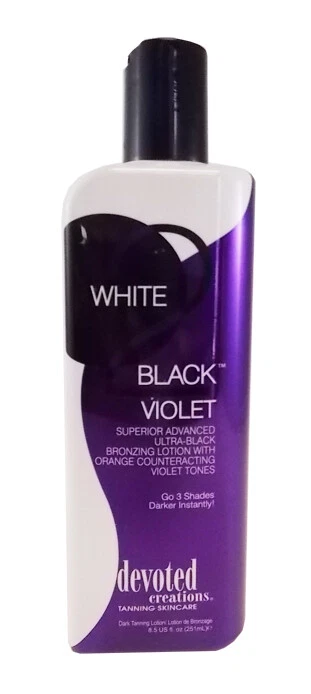 Devoted Creations White 2 Black Bronze sunbed tanning lotion cream