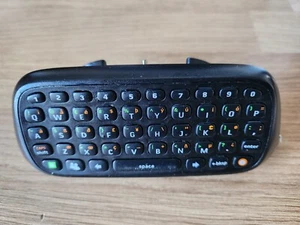 Genuine Microsoft Xbox 360 Qwerty Chatpad/ Keyboard Black Connecting Addon - Picture 1 of 3