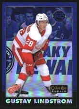 2020-21 O-Pee-Chee Platinum Retro Rainbow Blue #R65 Gustav Lindstrom /149