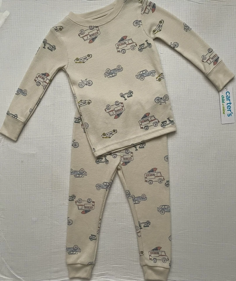 Carter's Boy 18 Meses 2 Piezas Coche Pijama Conjunto Ropa de Dormir para Niños Foto 1 de 1