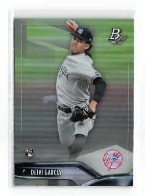 DEIVI GARCIA #63 2021 BOWMAN PLATINUM YANKEES - Image 1 of 2