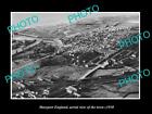 OLD LARGE HISTORIC PHOTO OF MARYPORT ENGLAND AERIAL VIEW OF THE TOWN c1930 2
