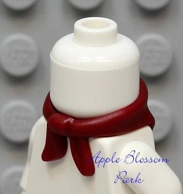 NUEVO Lego Niña/Niño Minifigura BUFANDA ROJA OSCURA - Vaquero Bandido Minifigura Cuello Bandana Foto 1 de 2