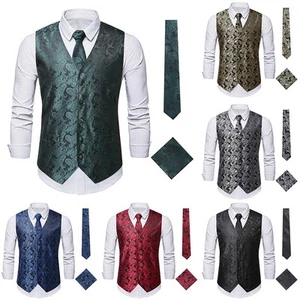 Stylish Holiday Mens Tops Mens Vest 70%Polyester+30%Cotton Button Down - Picture 1 of 22