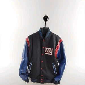 Vintage NY Giants Reversible Varsity Jacket Men's Size L - Picture 1 of 12