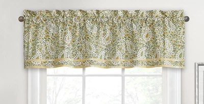 Cenefa verveina de cachemira para cortina de bolsillo de varilla de ventana para cocina y sala de estar... Foto 1 de 2