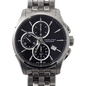 Reloj Hamilton Jazzmaster para hombre automático cronógrafo esfera negra 42 mm H32596131 - Imagen 1 de 7