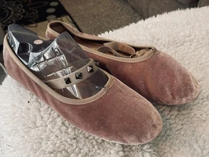 Valentino Rockstud Ballet Pisos ROSA RUBOR Gamuza Cuero Talla 40 - Imagen 1 de 12