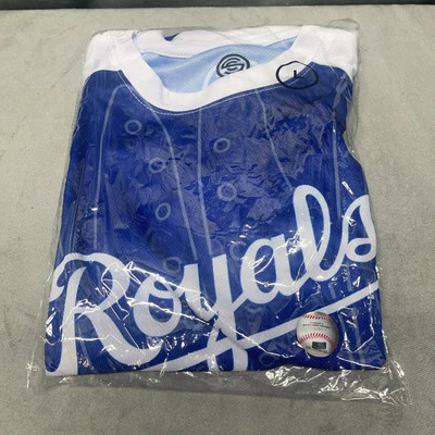 Camiseta de los Reales de Kansas City MLB Para hombres Manga 3/4 Talla Grande Diseño Genial Nueva En Bolsa Foto 1 de 4