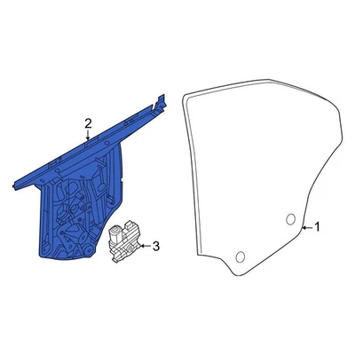 For BMW 430i 2017-2021 BMW 51357352749 Rear Left Window Regulator Foto 1 de 2