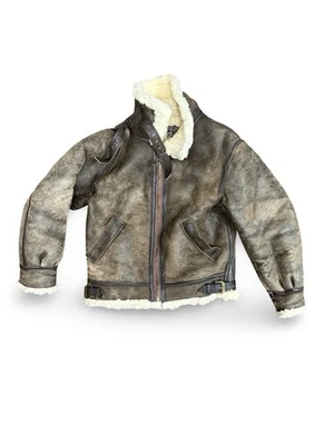 Chaqueta de Vuelo AVIREX Limited Tipo B-3 Piel de Oveja Talla 40 Hecha en EE. UU. 1986 Sherpa Foto 1 de 4