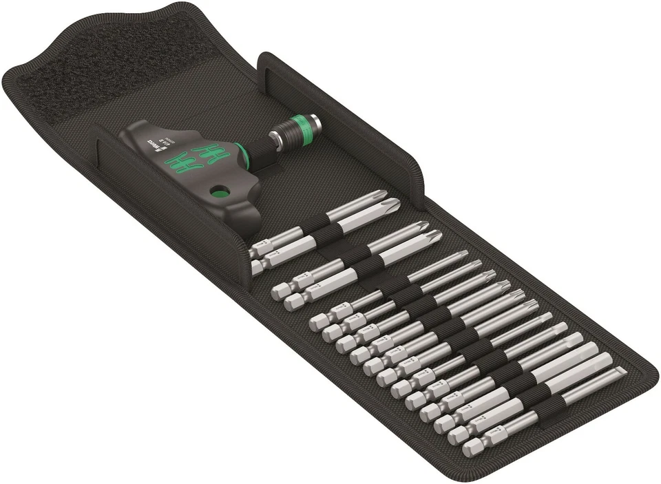 Wera Kraftform Kompakt 400 T-Handle Screwdriver Set 17 Piece 05057470001 - Image 1 of 4