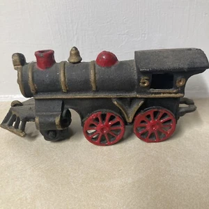 Vintage Cast Iron Metal Locomotive Train Railroad 50 Cast Iron 7" - Picture 1 of 10
