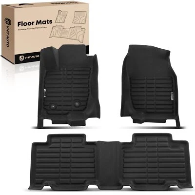 3x Alfombrillas negras para Toyota RAV4 2006 2007 2008-2012 delanteras y traseras laterales Foto 1 de 4