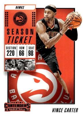 2018 Panini Contenders #22 Vince Carter ExNm - Image 1 of 2