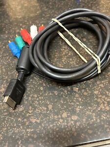 OFFICIAL GENUINE OEM SONY PLAYSTATION PS2 PS3 COMPONENT AV CABLE NICE TESTED