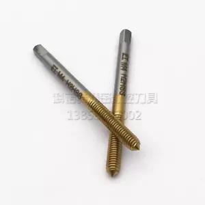 10pcs HSS TiN Coated Thread Forming Tap M2-M16 Machine Straight Flute Metric - Foto 1 di 2