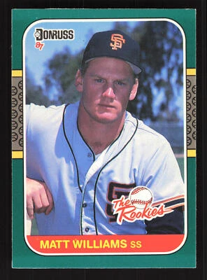 1987 Donruss The Rookies #45 Matt Williams - San Francisco Giants - Image 1 of 2