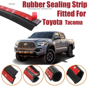 Door Seal Strip Kit Rubber Weather Draft Wind Noise Reduction For Toyota Tacoma - Picture 1 of 12
