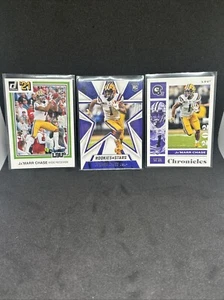 2021 Chronicles Draft Picks - 3 Card Lot Ja'Marr Chase (RC) LSU Cincinnati Bengals - Bild 1 von 2