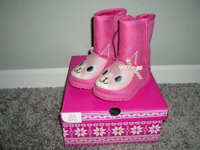 ¡NUEVO! Botas de invierno rosas GIrls Okie Dokie para niños pequeños precio de venta sugerido por el fabricante: $45 envío gratuito Foto 1 de 3